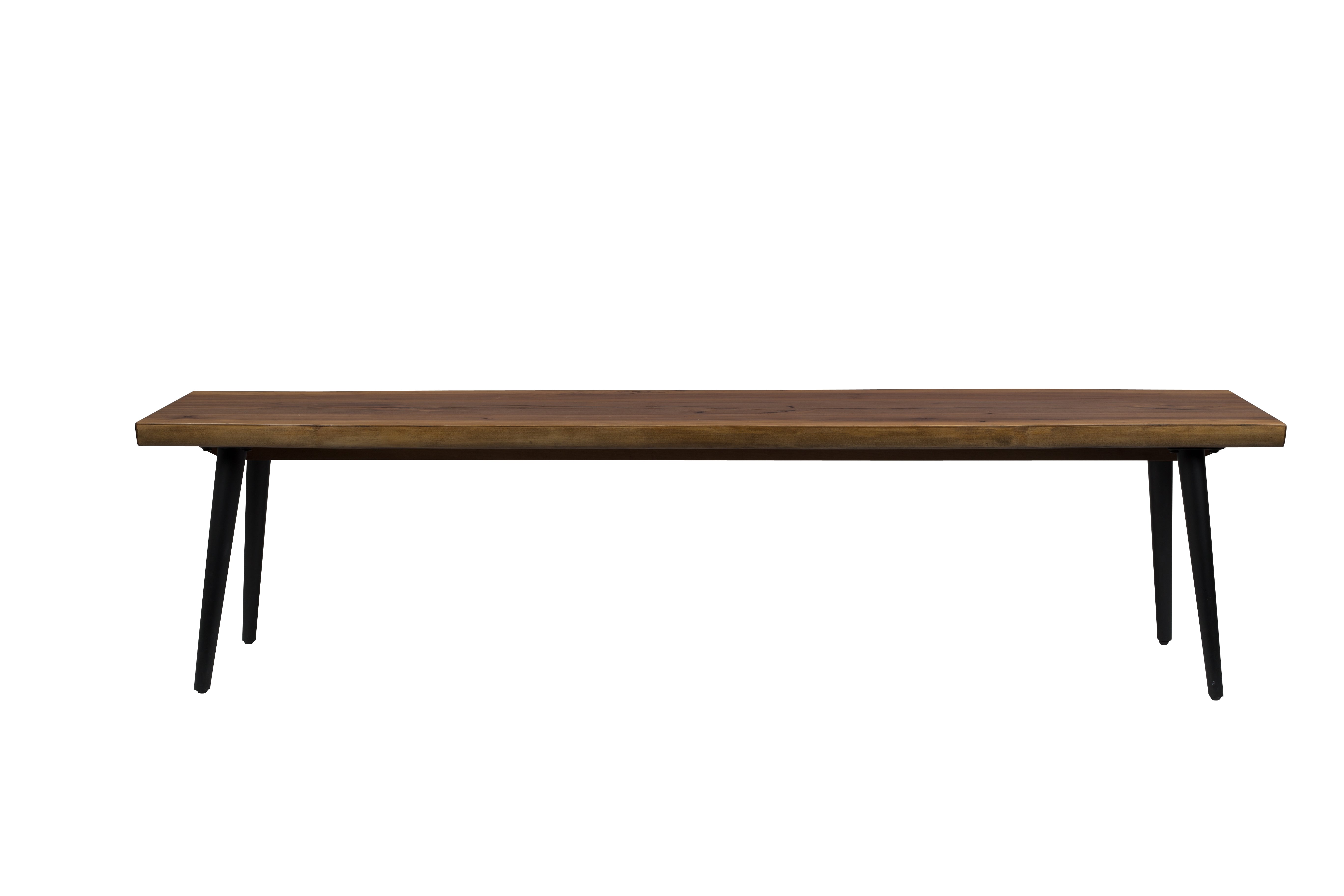 Dutchbone Alagon Walnut Brown Wood Dining Bench 180cm